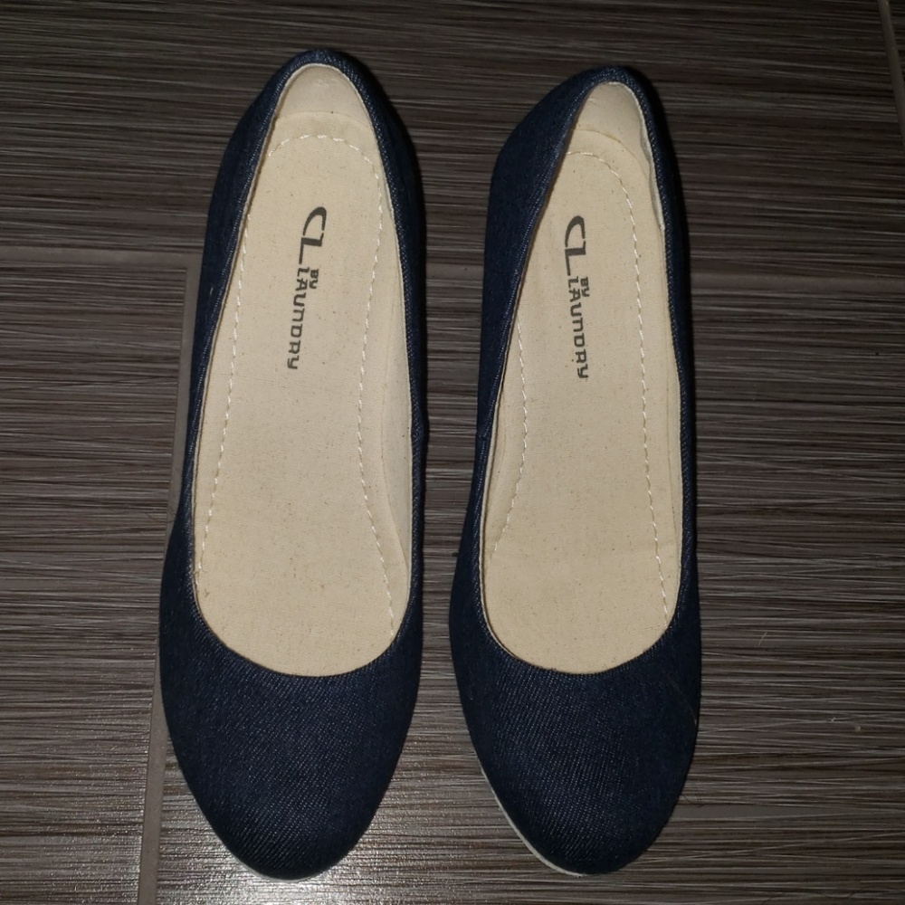 Blue jean wedge